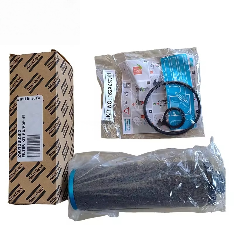 ATLAS COPCO 2901300303 FILTER KIT PD PDP 45 Voor luchtcompressor onzuiverheid Filtratie Hoge precisie eenvoudig installatie comprar en lijn