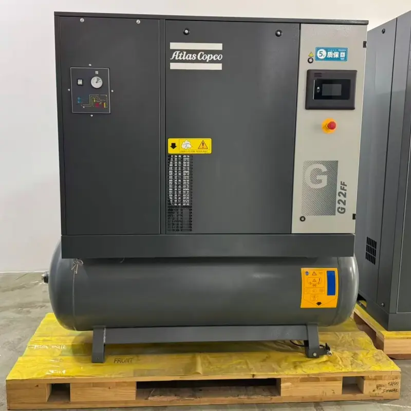 Atlas Copco G22FF 22 kW 30 pk olie-geïnjecteerde roterende schroefluchtcompressor voor industriële productie
