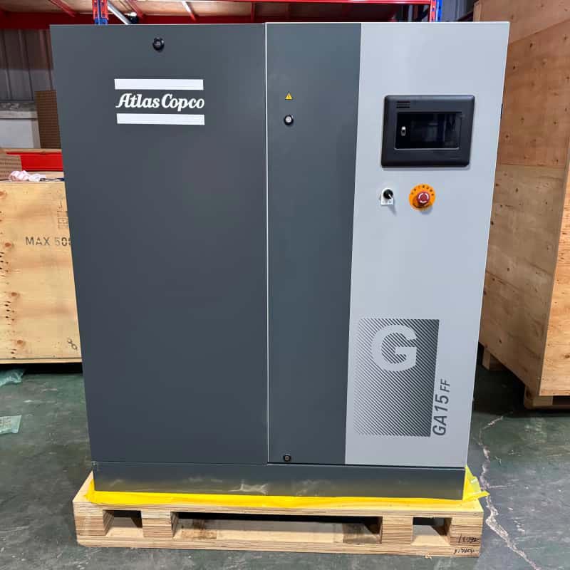 Atlas Copco GA15 FF 15kW olie-geïnjecteerde roterende schroefluchtcompressor geïntegreerde droger 7,5 13bar