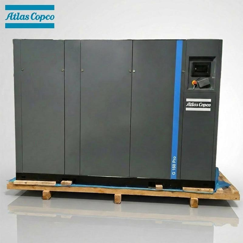 Atlas Copco GA160 Pro 160kW 215HP olie-geïnjecteerde roterende schroefluchtcompressor 7,5 10bar 1543CFM