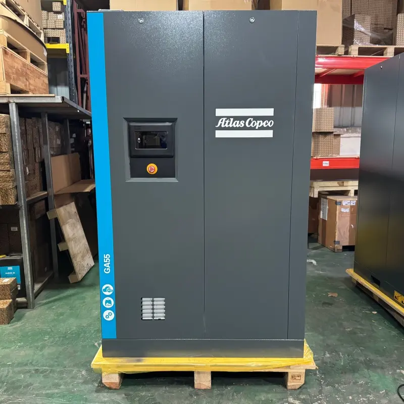 Atlas Copco GA55 55 kW 75 pk olie-geïnjecteerde schroefluchtcompressor origineel