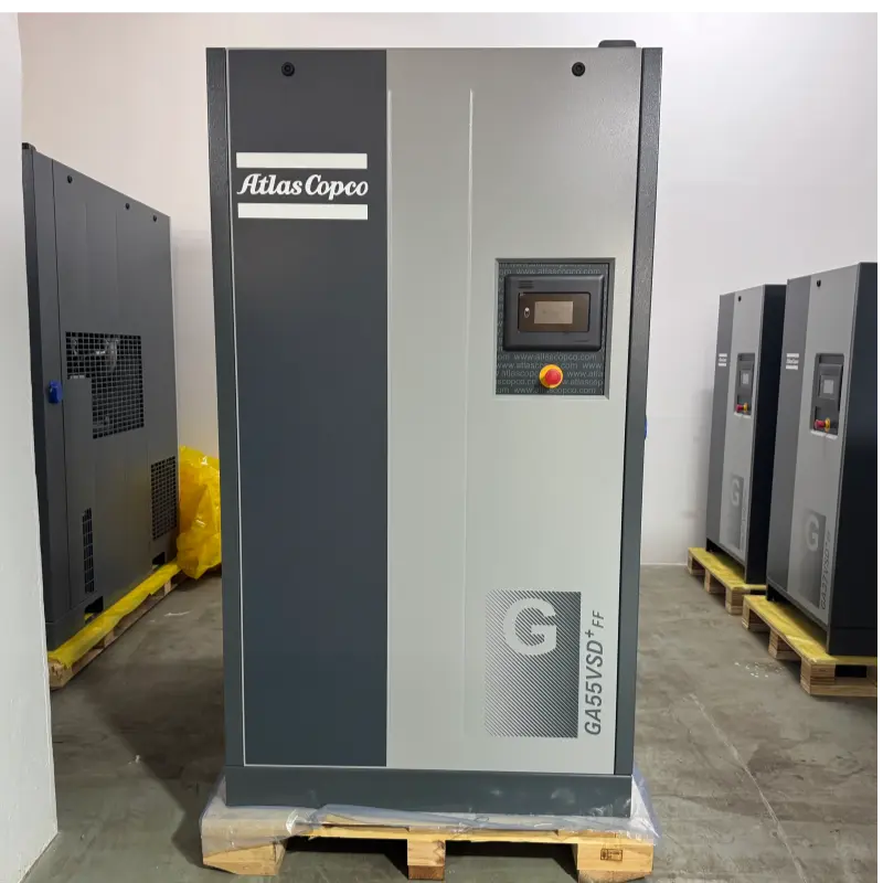 Atlas Copco GA55VSD+FF 55kW 75HP olie-geïnjecteerde schroefluchtcompressor origineel voor industrieel