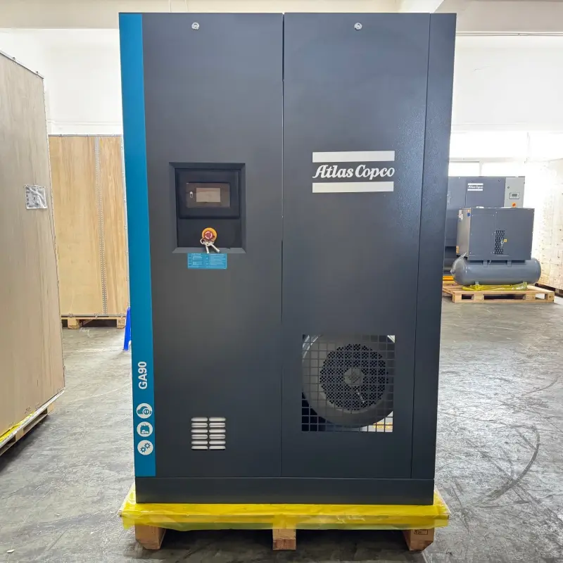 Atlas Copco GA90 90 kW 125 pk olie-geïnjecteerde roterende schroefcompressor Origineel