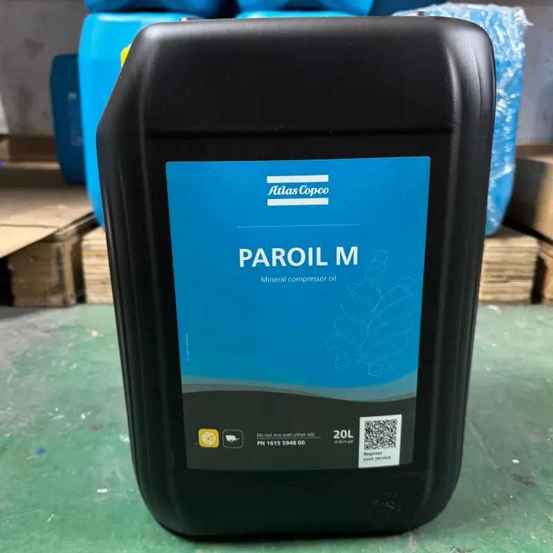Atlas Copco Oil 1615594800 Paroil M mineraal smeermiddel voor draagbare compressoren Origineel