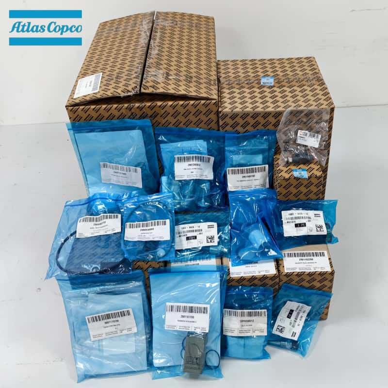 Originele originele luchtcompressorreserveonderdelen van Atlas Copco Olieafscheider Filter Klepontlader Servicekit Sensor EWD-aftap