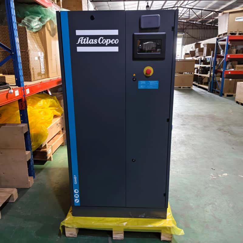 Atlas Copco stationaire roterende schroefluchtcompressoren GA45+ gesmeerde wisselstroom 380V/400V 45KW