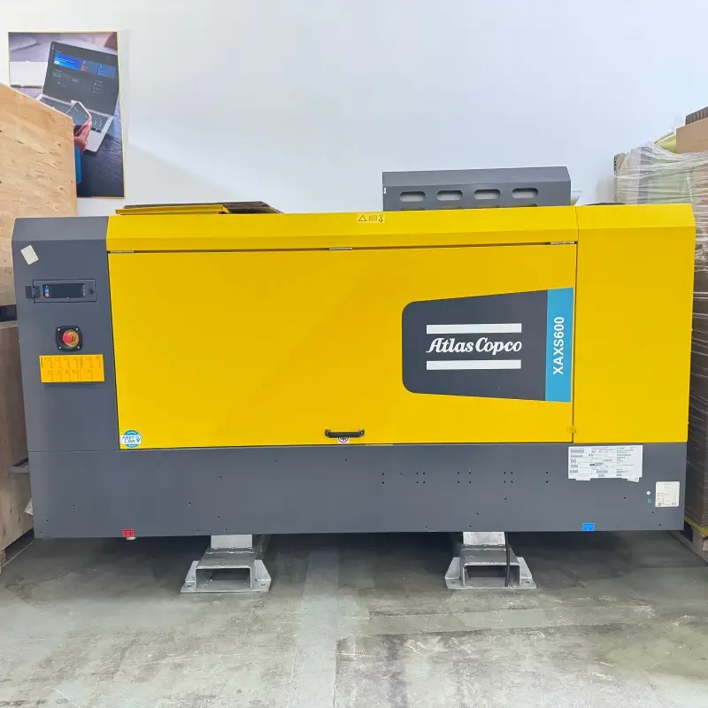 Atlas Copco XAXS600 draagbare dieselschroefluchtcompressor, mijnbouwboren, origineel